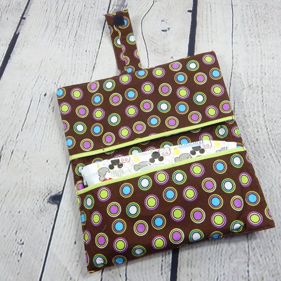 Cute Wipes and Diaper Clutch Handmade - Picture 2 of 4